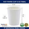hot paper cup 8 oz tebal